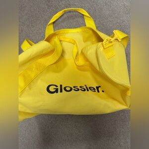 GLOSSIER Sunshine Yellow Duffel Bag